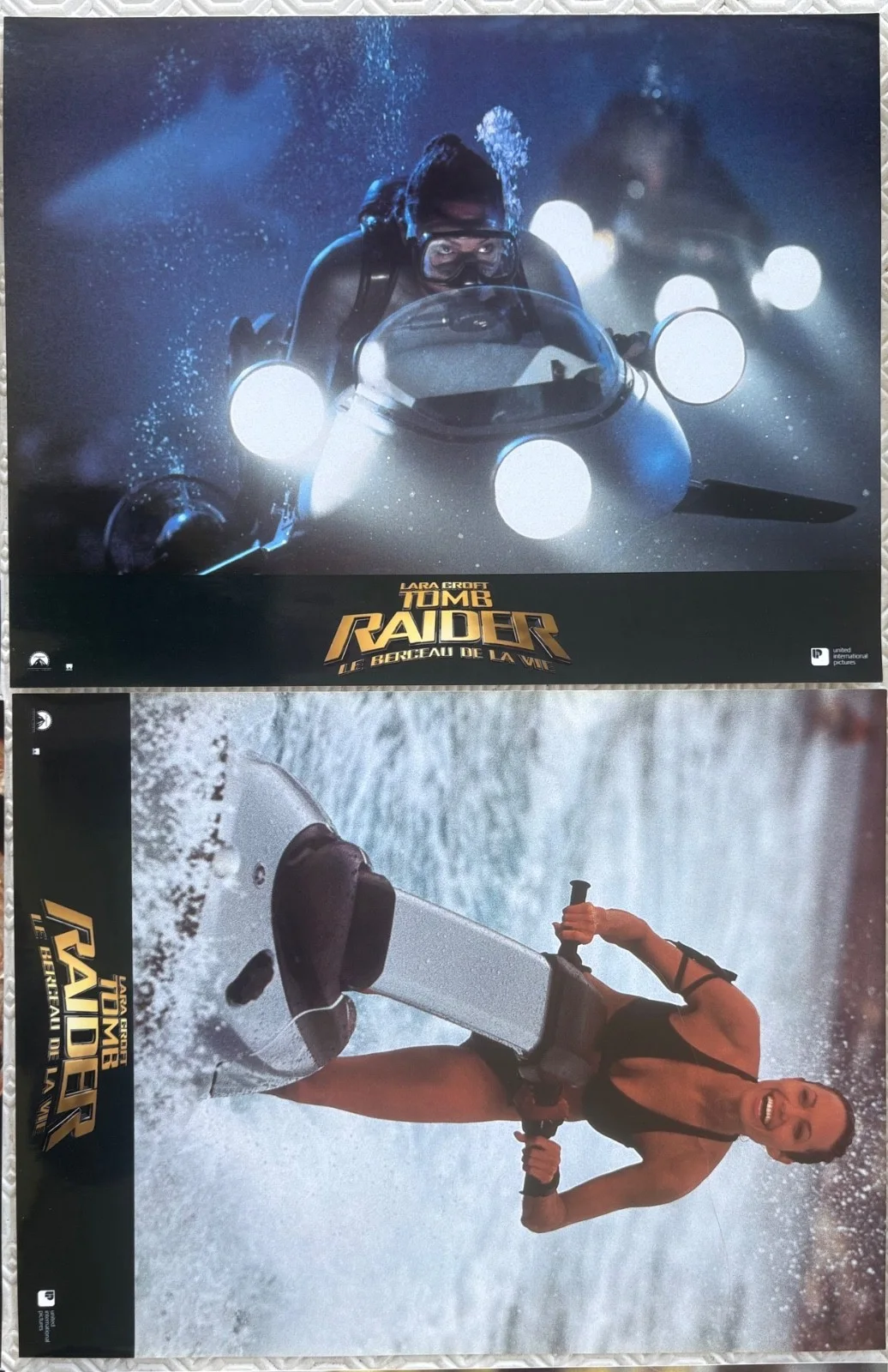 Lara Croft Tomb Raider set of 12 Original 2003 French Lobby Cards with envelope, изображение 5