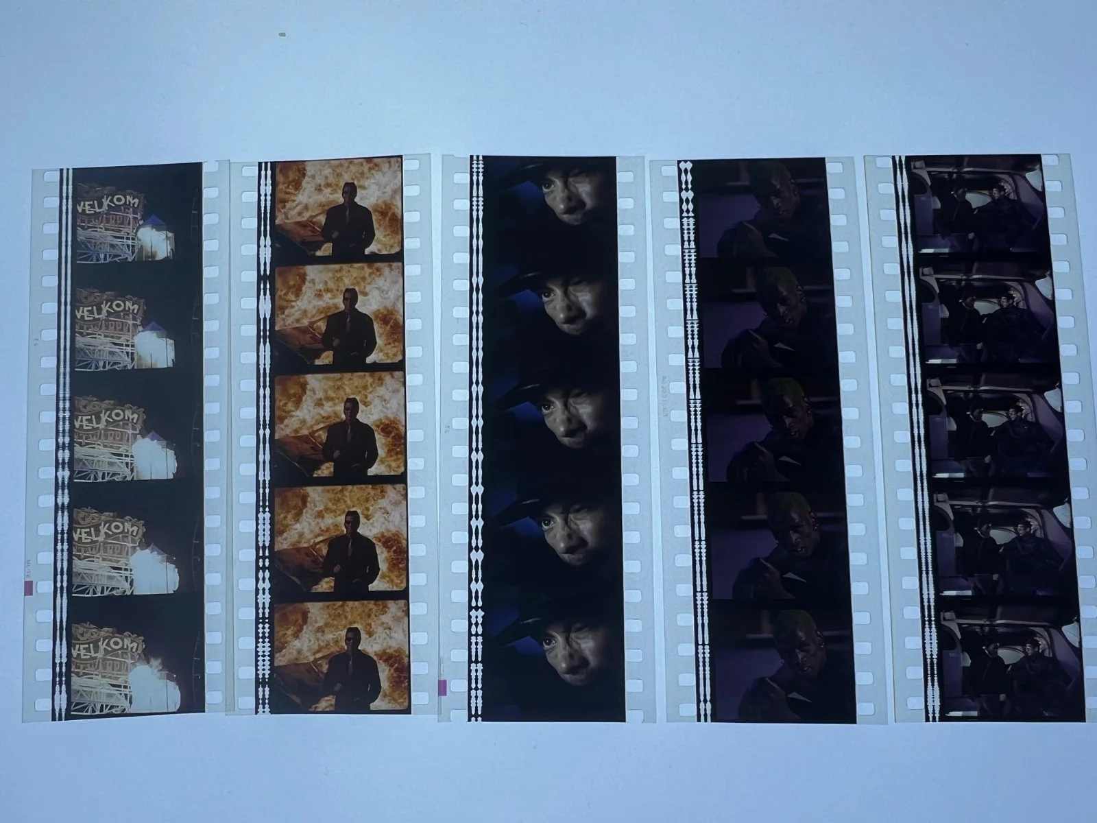 Double Team 35mm Film Cells Strips - 5 Strips of 5 Cells FREE P&P, изображение 2