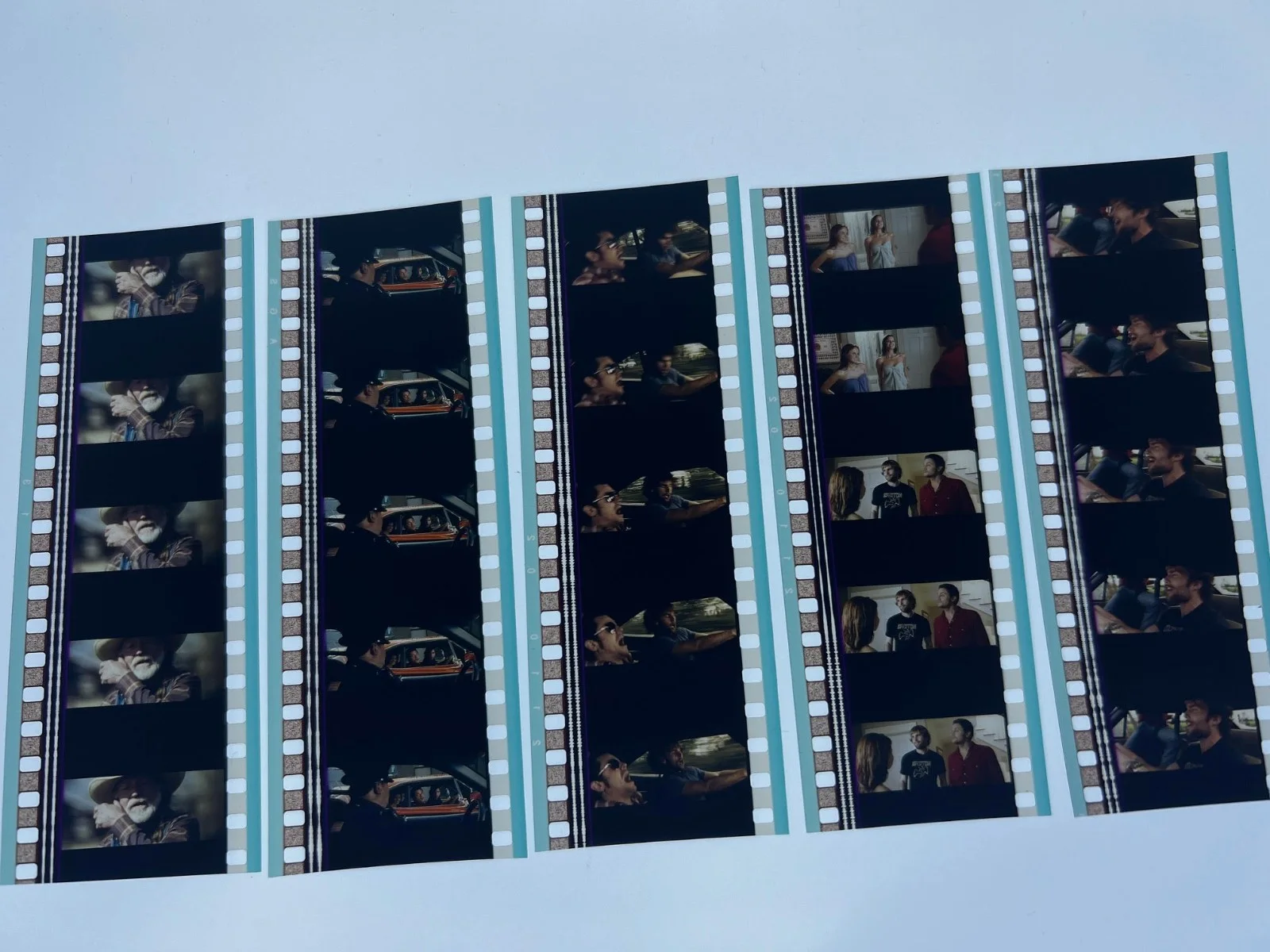 Dukes Of Hazard 35mm Film Cells Strips - 5 Strips of 5 Cells FREE P&P, изображение 2