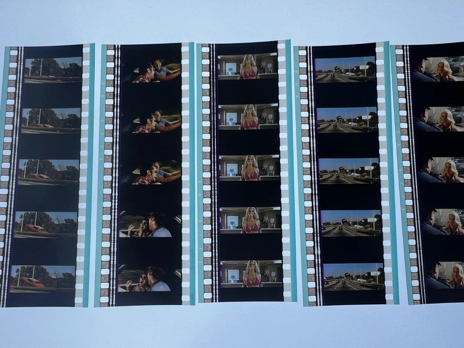 Dukes Of Hazard 35mm Film Cells Strips - 5 Strips of 5 Cells FREE P&P, изображение 3