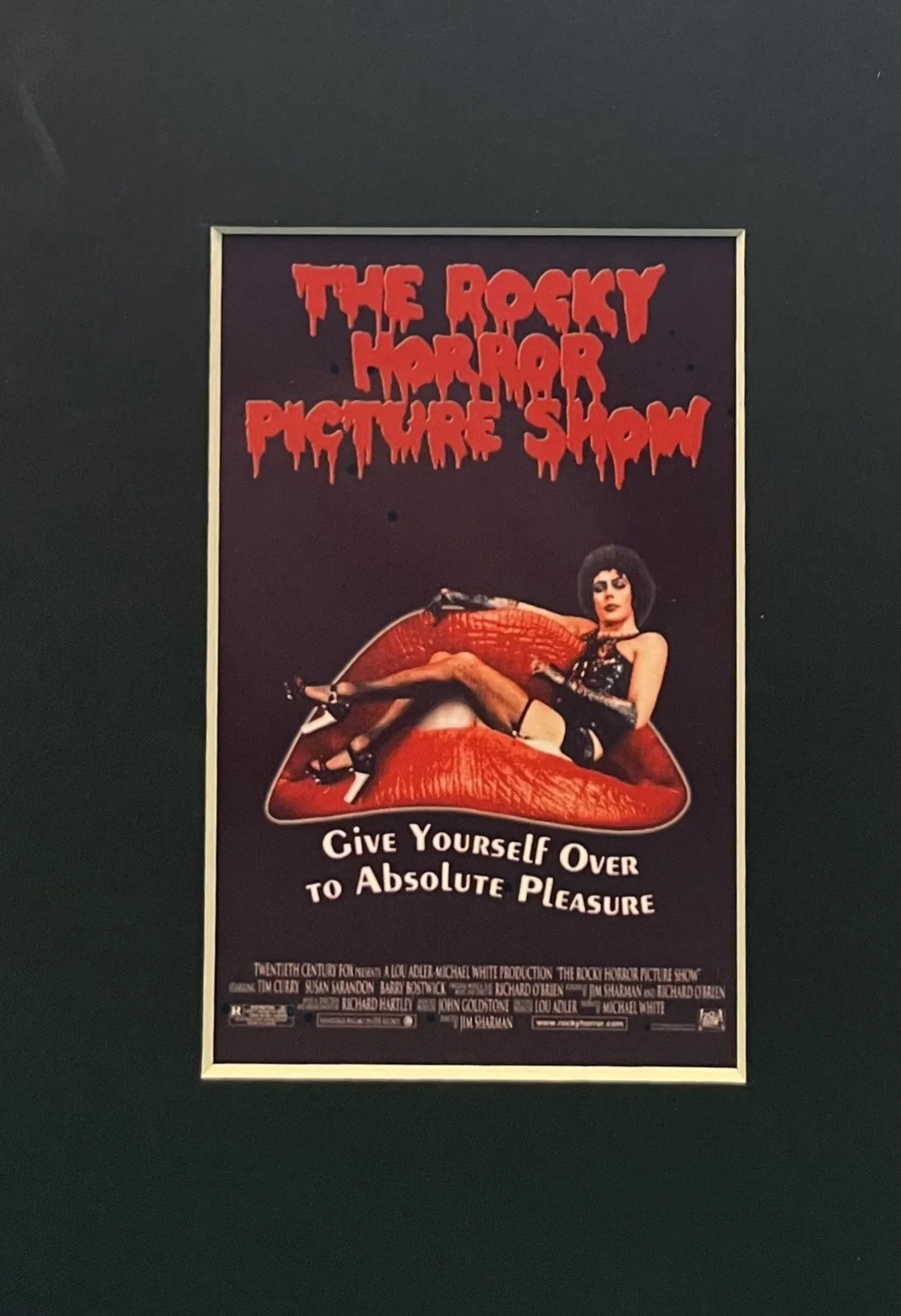 THE ROCKY HORROR SHOW. 35mm Film Cell Mounted Display, изображение 2