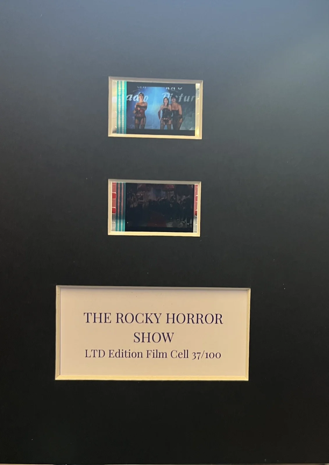 THE ROCKY HORROR SHOW. 35mm Film Cell Mounted Display, изображение 3