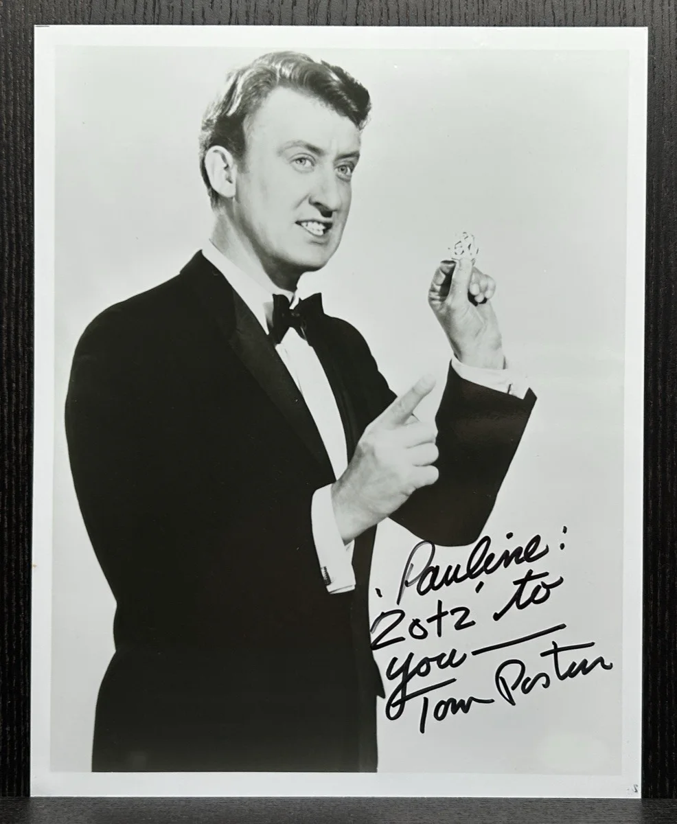 Tom Poston — TOM POSTON SIGNED 8x10 PHOTO Original Autograph JSA COA Newhart, Murphy Brown, изображение 2