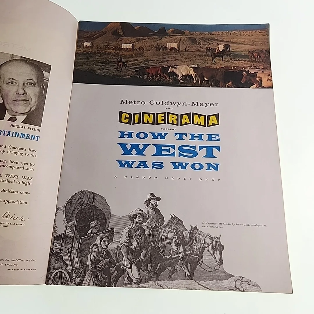 How the West Was Won Metro Goldwyn Mayer 1962 Paperback Book, изображение 3