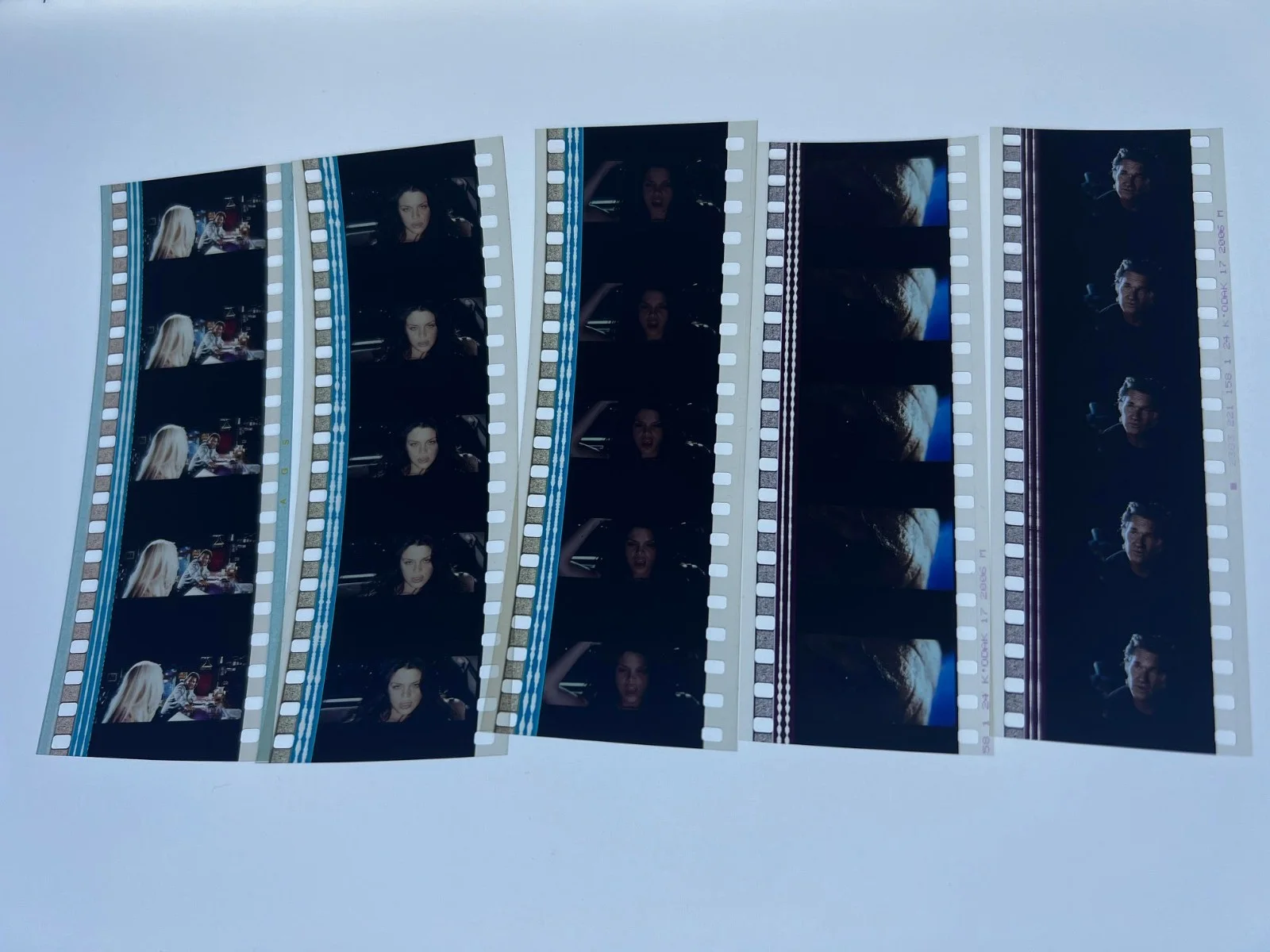 Death Proof 35mm Film Cells Strips - 5 Strips of 5 Cells FREE P&P, изображение 2