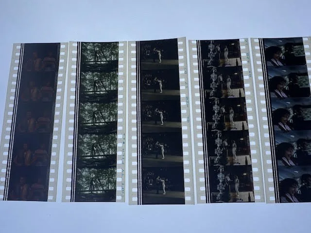 Dirty Dancing 35mm Film Cells Strips - 5 Strips of 5 Cells FREE P&P, изображение 3