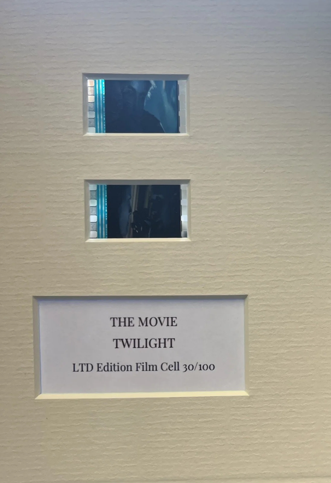 TWILIGHT The Movie. 35mm Film Cell Mounted Display, изображение 3