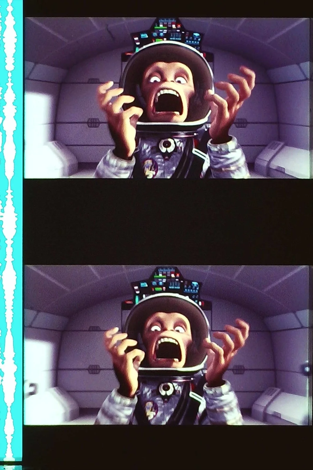 Space Chimps 35mm Film Cells Strips - 5 Strips of 5 Cells FREE P&P, изображение 2