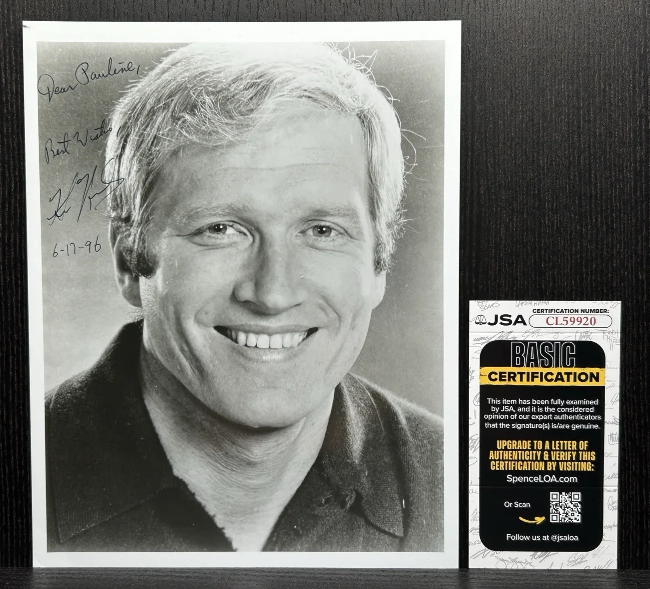 Ken Howard — KEN HOWARD SIGNED 8x10 PHOTO Original Autograph JSA COA Bonanza / Dynasty