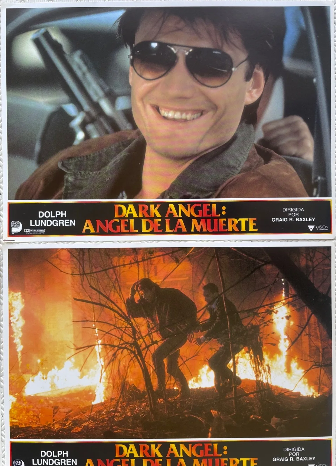 Dark Angel set of 12 Original 1990 Spanish Lobby Cards Dolph Lundgren, изображение 3