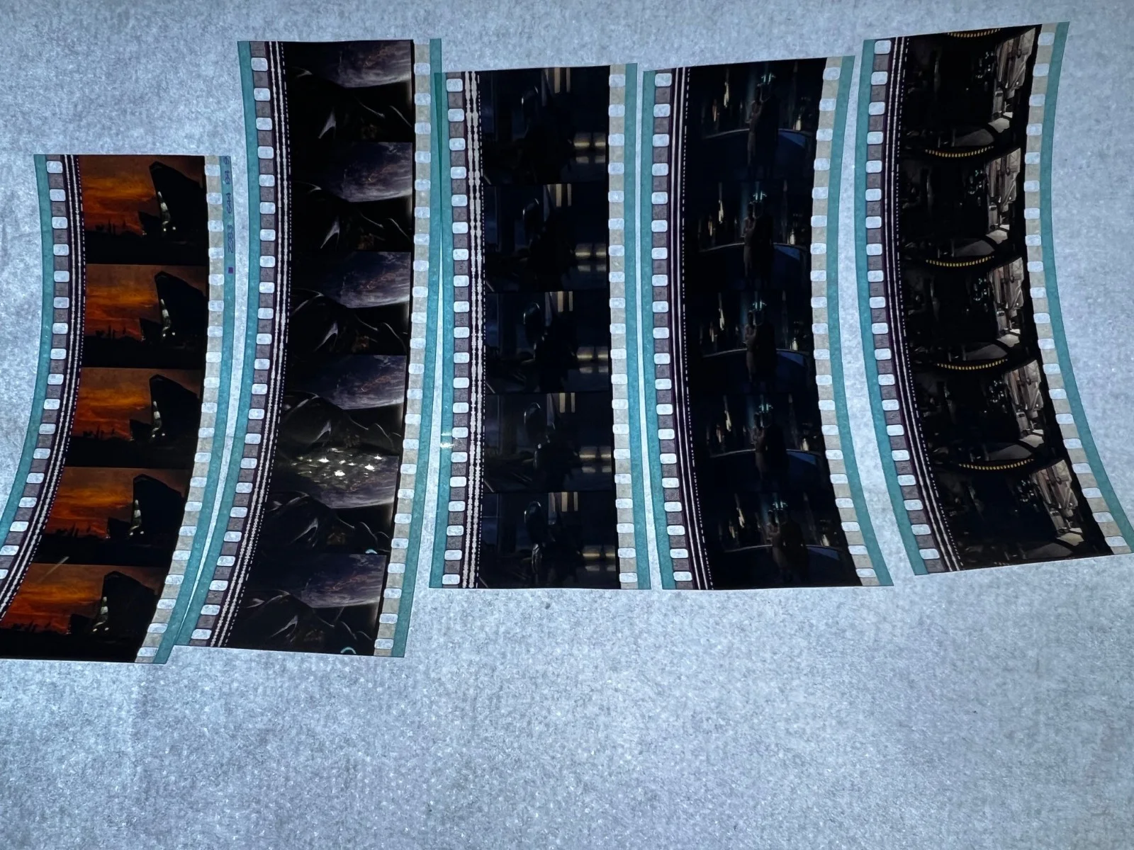 Star Wars Attack Clones 35mm Film Cells Strips - 5 Strips of 5 Cells FREE P&P, изображение 3