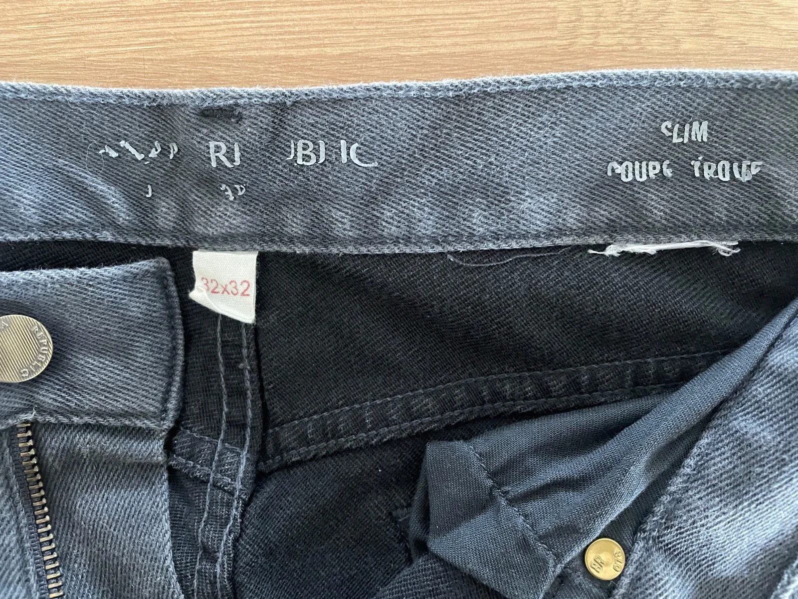 Code 8 Movie Prop - Connor's Grey Jeans, image 3