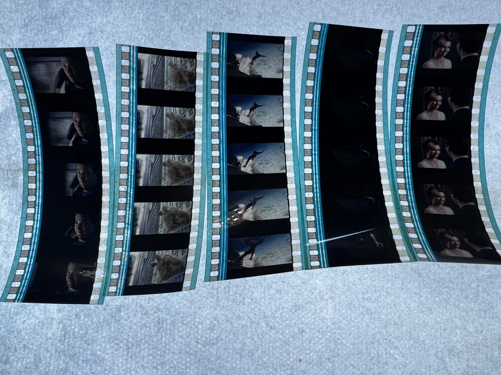 Spiderman 3 35mm Film Cells Strips - 5 Strips of 5 Cells FREE P&P, изображение 2