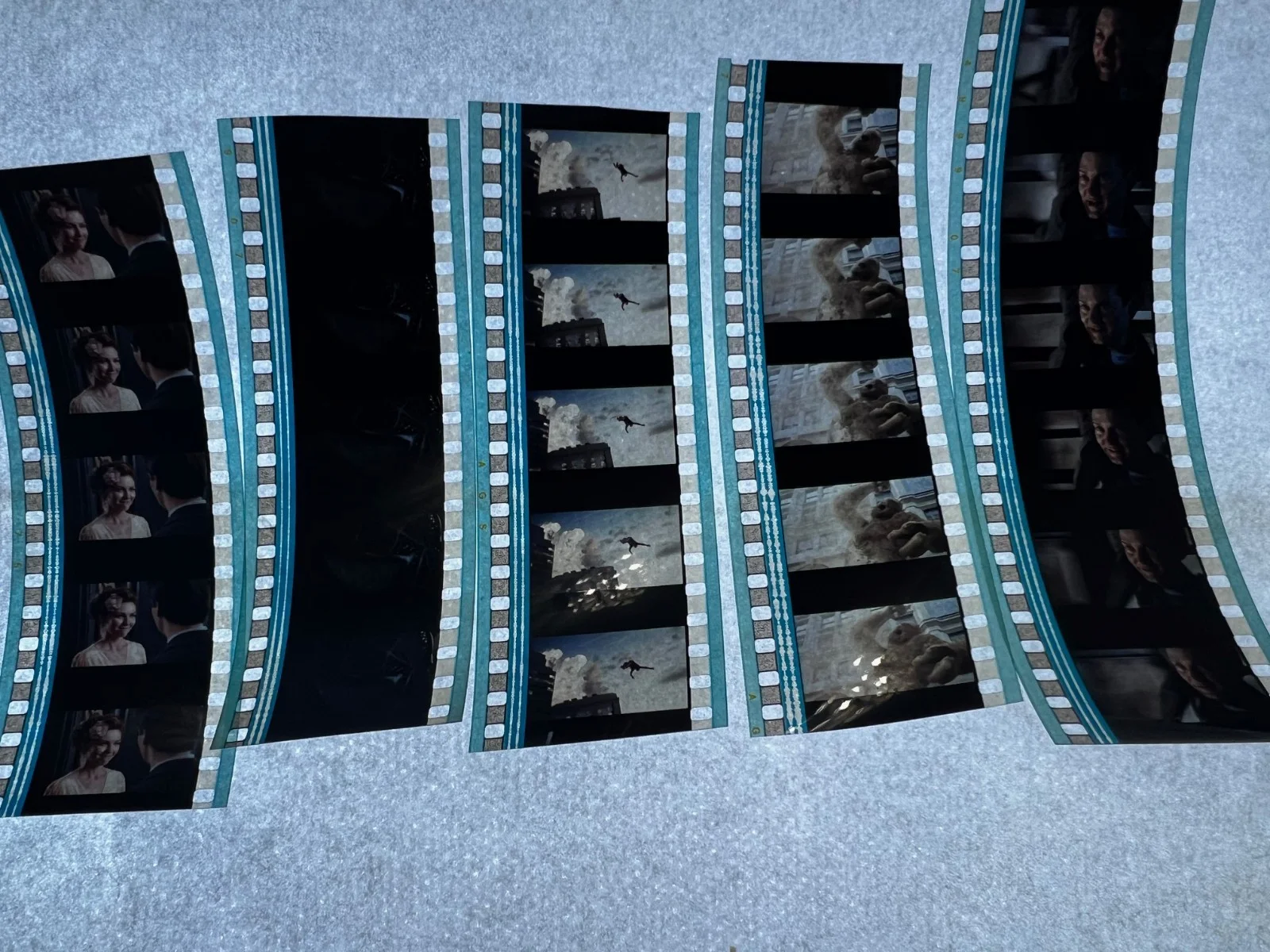 Spiderman 3 35mm Film Cells Strips - 5 Strips of 5 Cells FREE P&P, изображение 3
