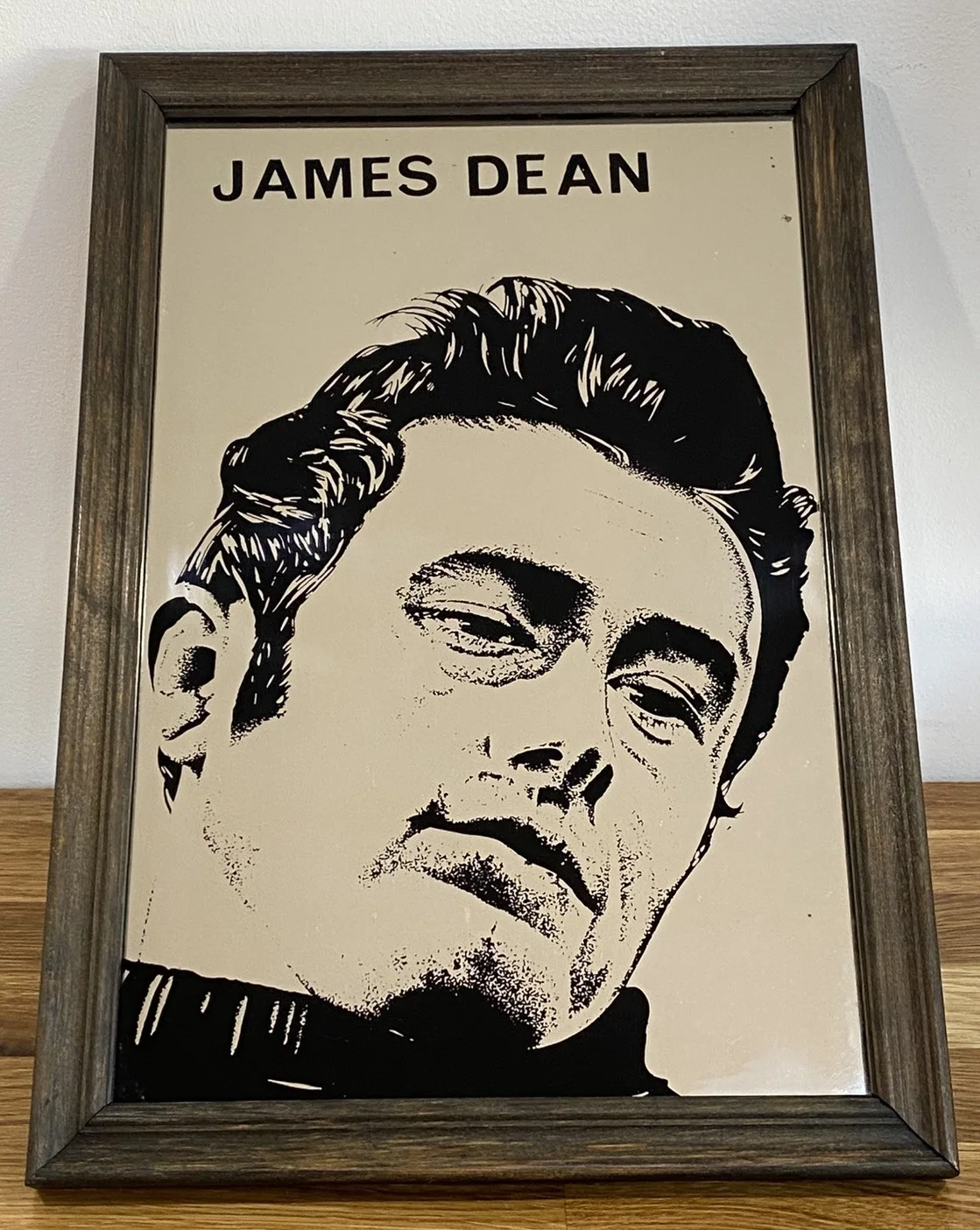 James Dean Picture Mirror Movie Film Icon Hollywood Americana Nostalgia 13”x9”, изображение 3