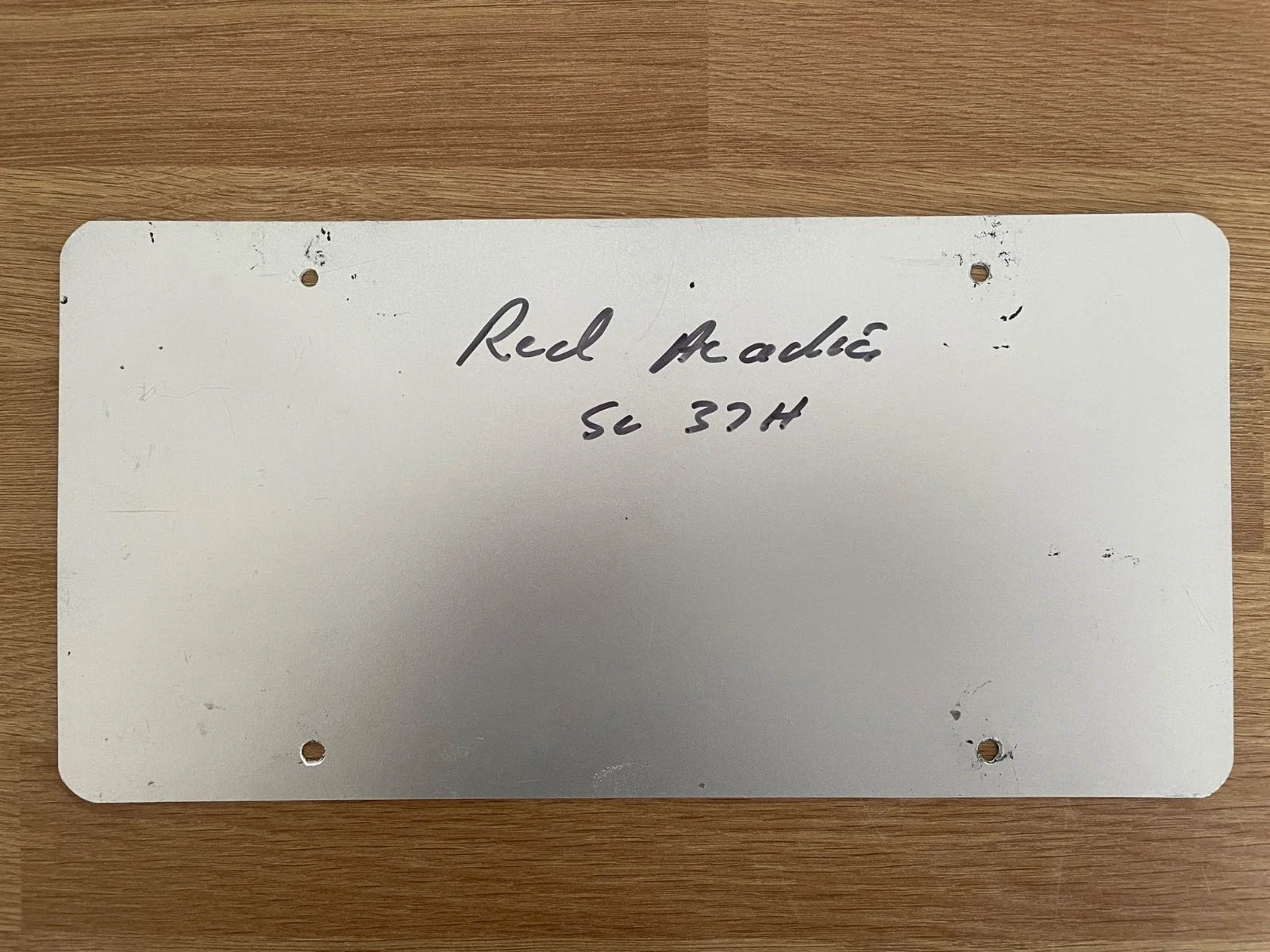 Code 8 Movie Prop - Licence Plate, image 4