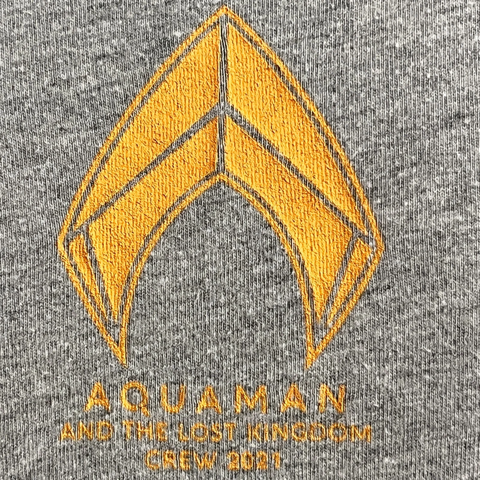 AQUAMAN AND THE LOST KINGDOM Cast & Crew T-Shirt L Production Gift Movie DC 2021, изображение 2