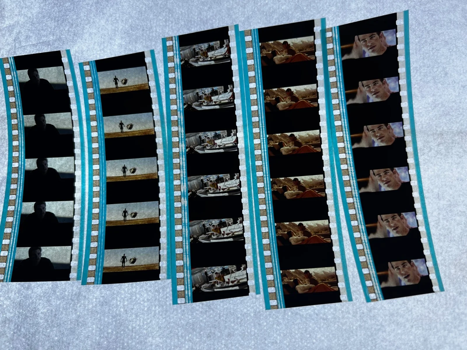 Star Trek 35mm Film Cells Strips - 5 Strips of 5 Cells FREE P&P, изображение 2