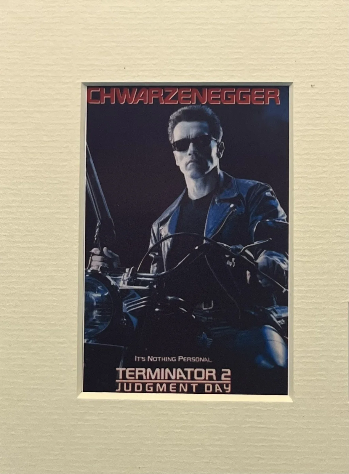 TERMINATOR. 2. Judgment Day. 35mm Film Cell Mounted Display, image 2