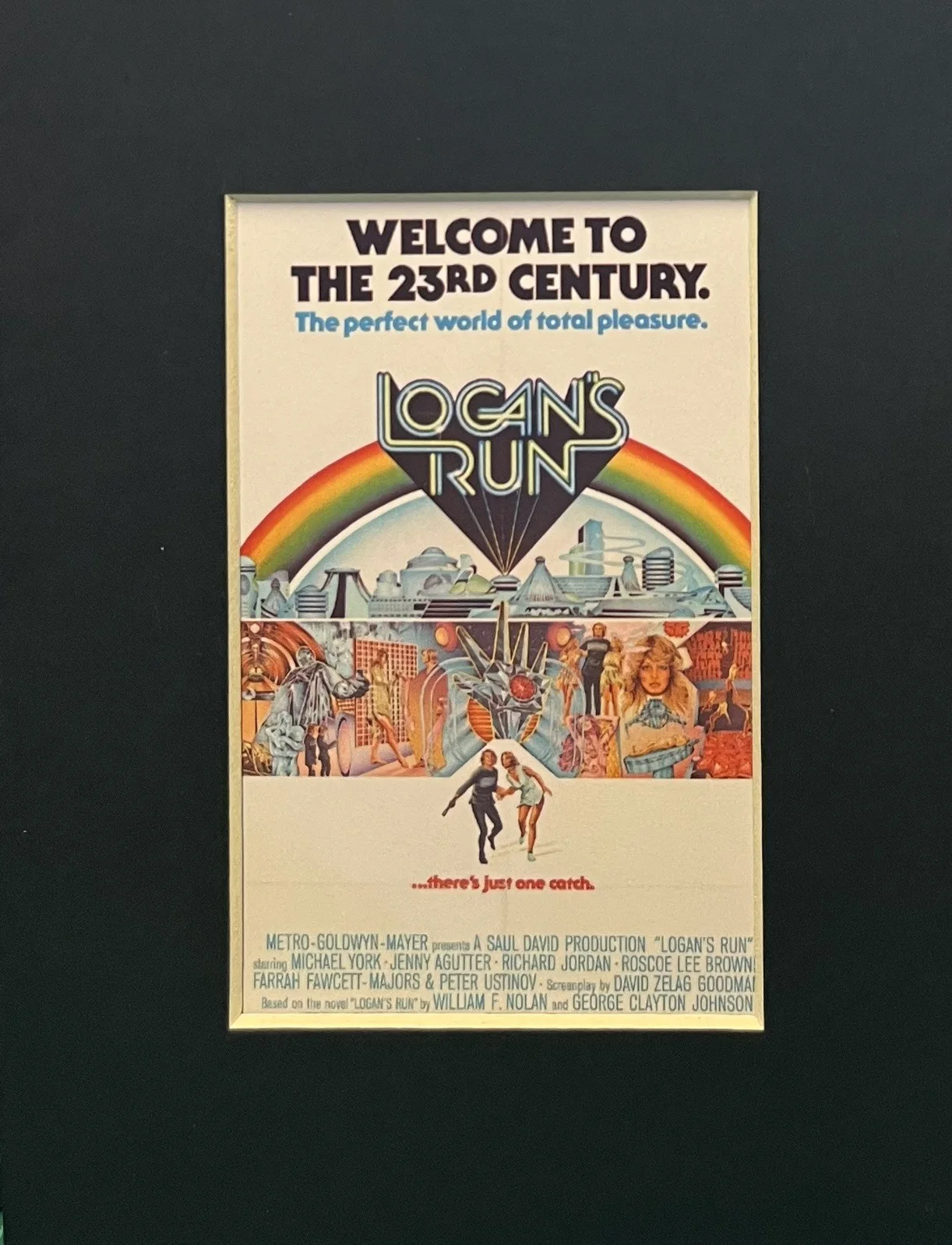 LOGANS RUN. 35mm Film Cell Mounted Display, image 2
