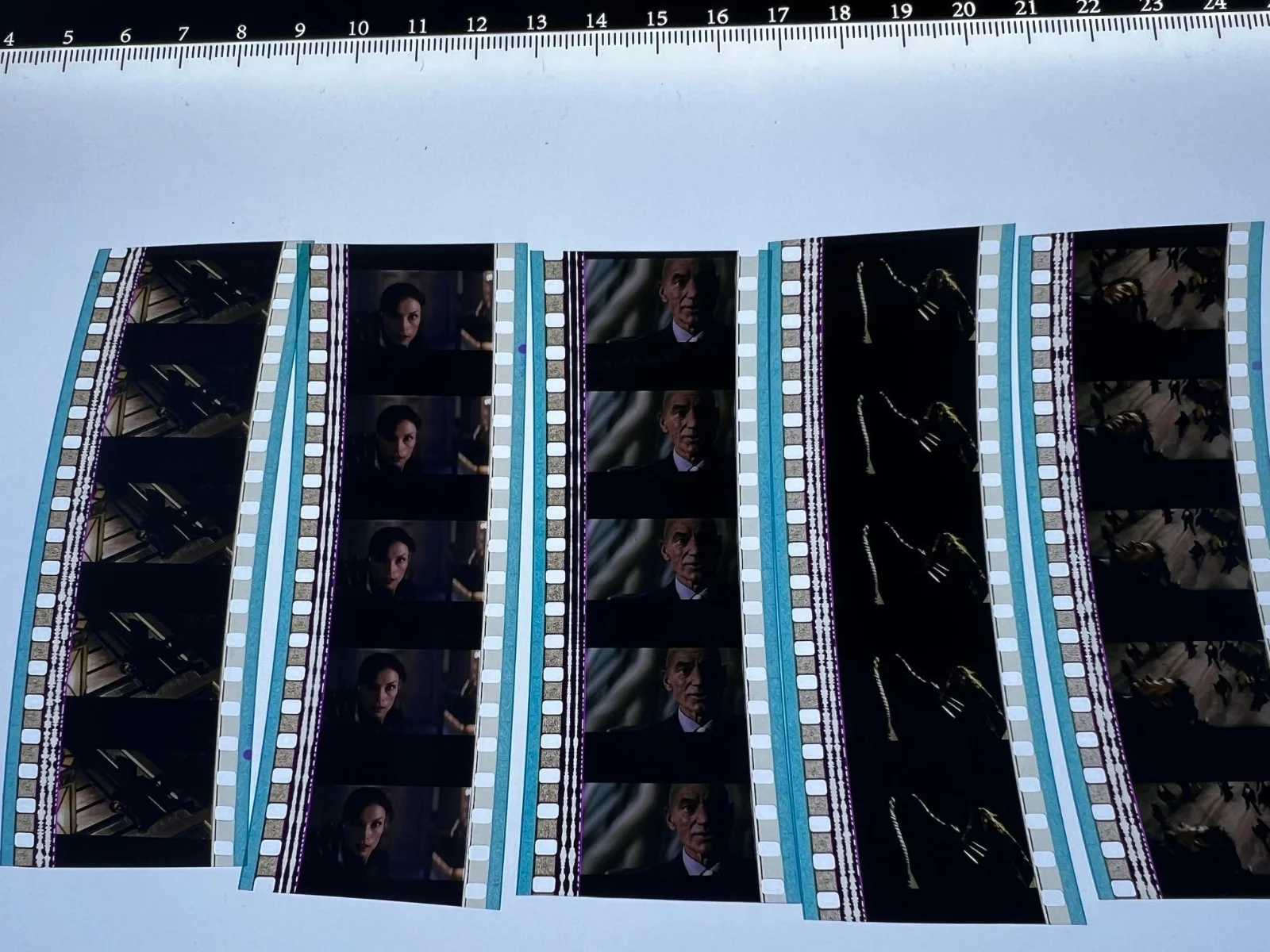 X Men 35mm Film Cells Strips - 5 Strips of 5 Cells FREE P&P, изображение 2