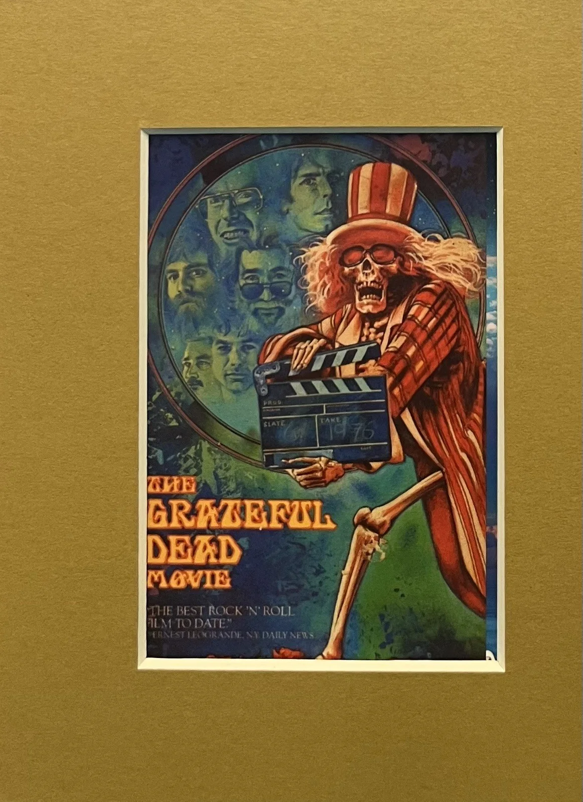 THE GRATEFUL DEAD. Movie. 35mm Film Cell Mounted Display, изображение 2