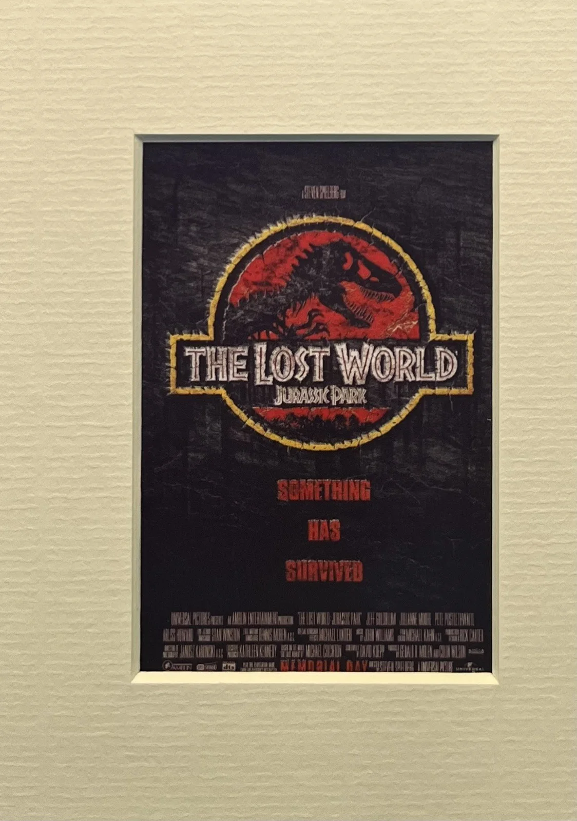 THE LOST WORLD Jurassic Park. 35mm Film Cell Mounted Display, изображение 2