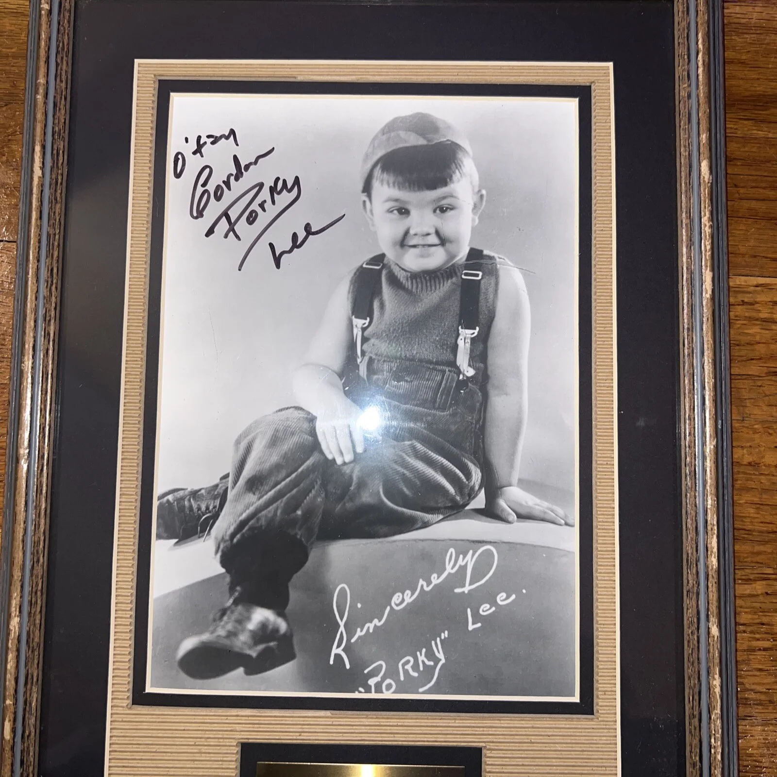 Porky Lee — GORDON "PORKY" LEE signed 8x10 photo ("Little Rascals" - AUTOGRAPH), изображение 2