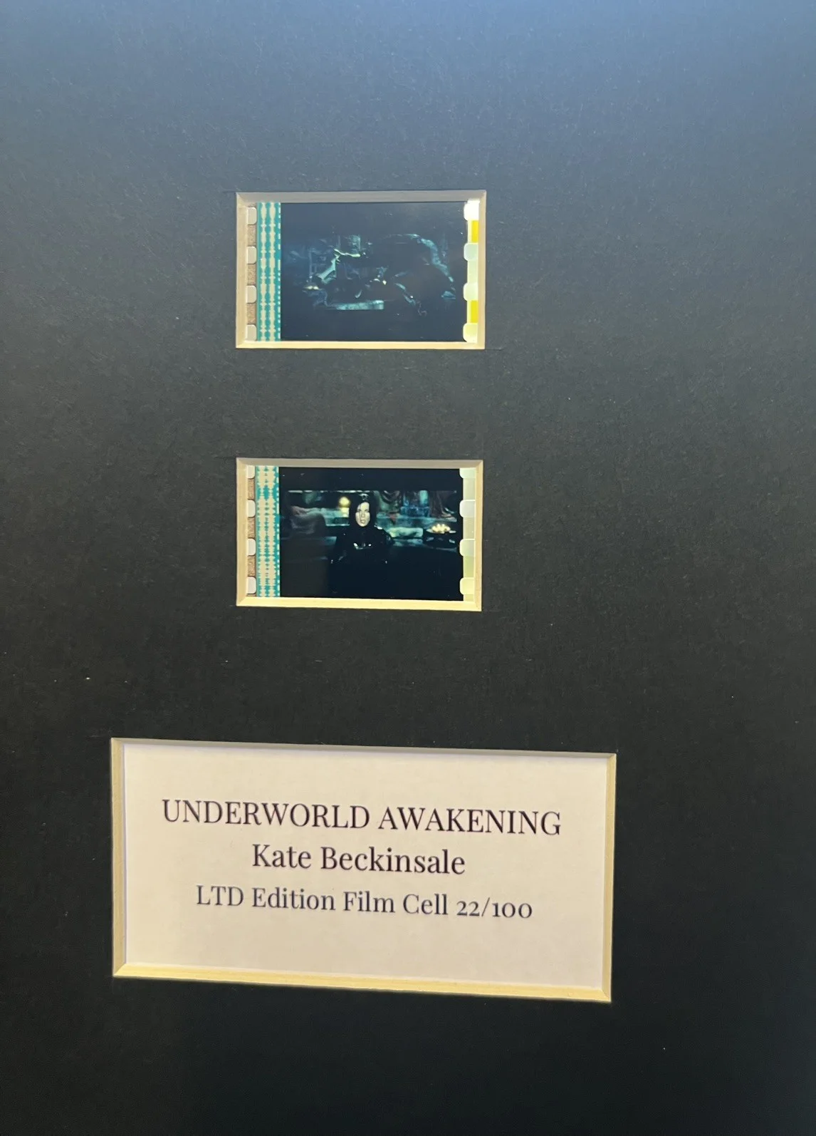 UNDERWORLD AWAKENING . 35mm Film Cell Mounted Display, image 3