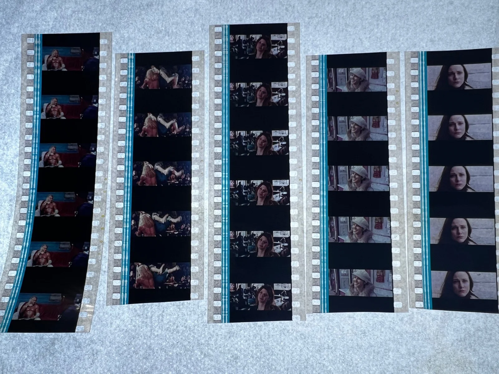 The Wrestler 35mm Film Cells Strips - 5 Strips of 5 Cells FREE P&P, изображение 3