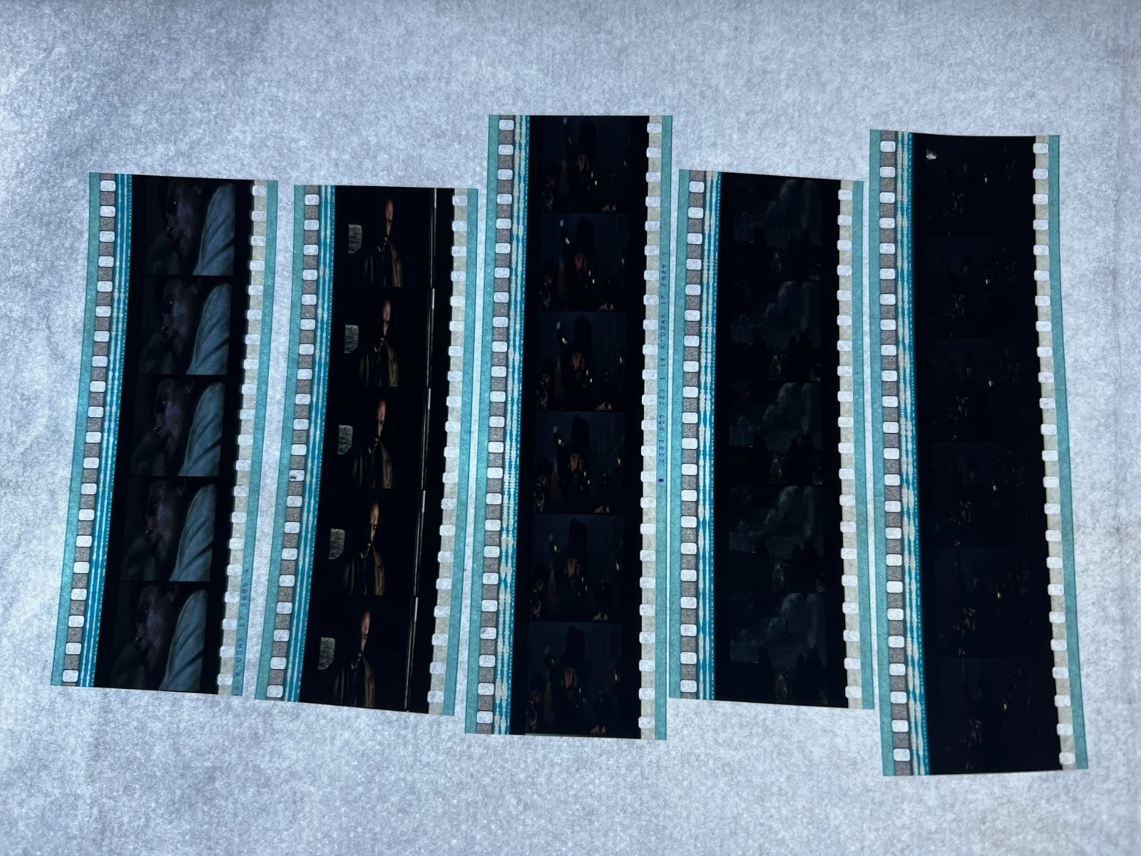 The Wolfman 35mm Film Cells Strips - 5 Strips of 5 Cells FREE P&P, изображение 2