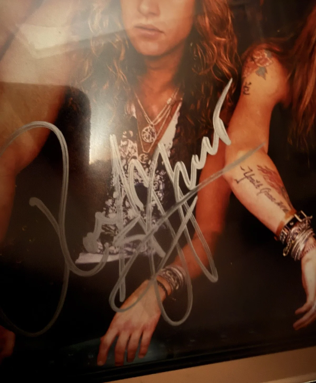 Skid Row Drummer ROB AFFUSO Signed 8x10 AUTOGRAPHED GFA COA, image 4