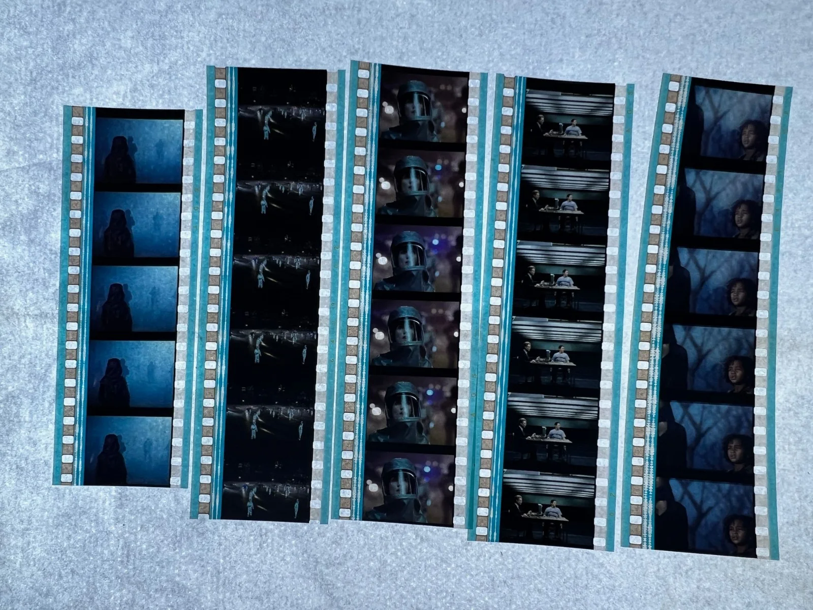 Day Earth Stood Still 35mm Film Cells Strips - 5 Strips of 5 Cells FREE P&P, изображение 2