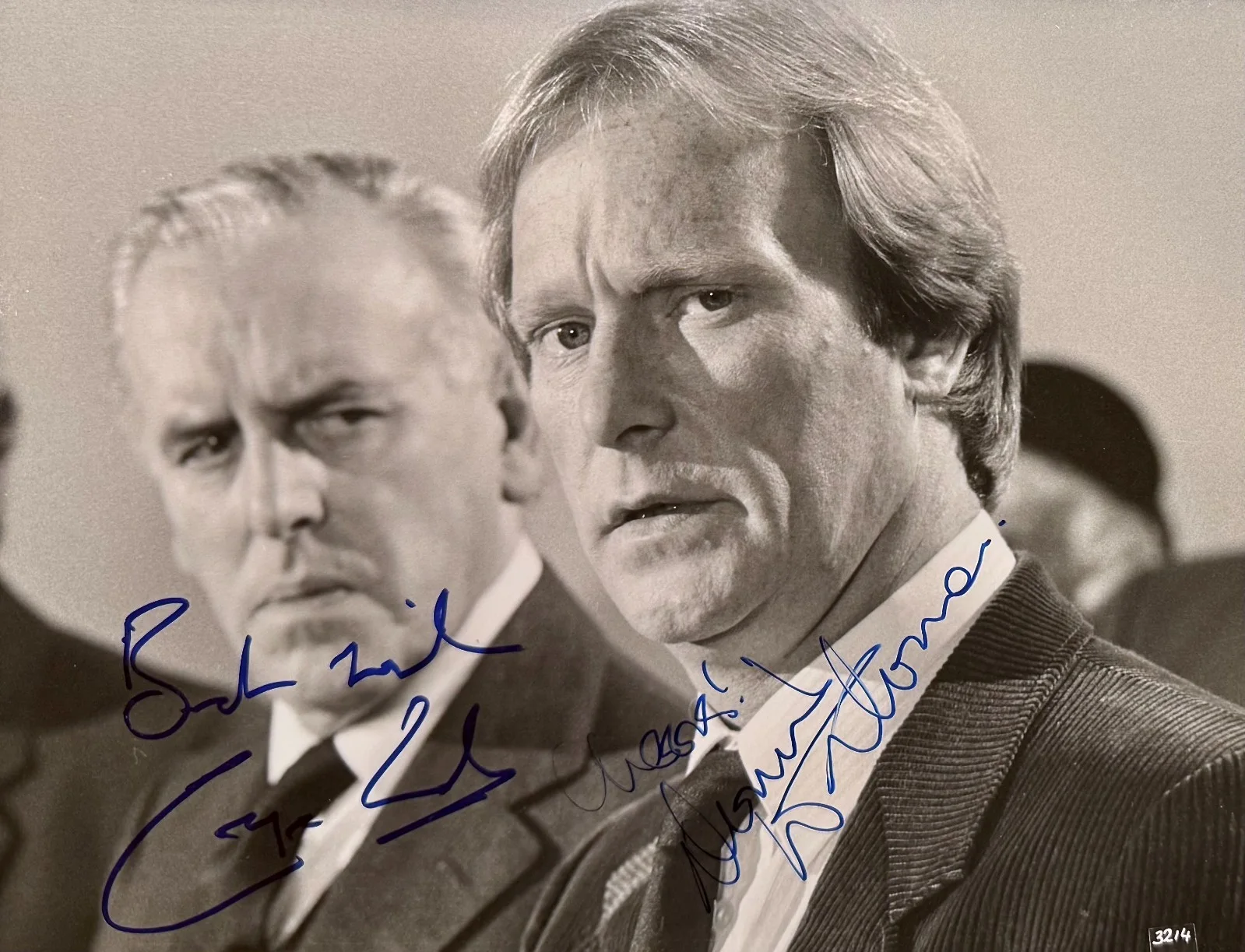 George Cole, Dennis Waterman — GEORGE COLE & DENNIS WATERMAN Dual Autograph Signed 6x8 PHOTO New Tricks MINDER, изображение 4