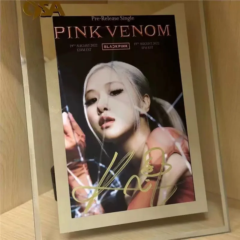 Blackpink autographed photo Jennie Lisa Rose&Jisoo Official CSA certified, изображение 5