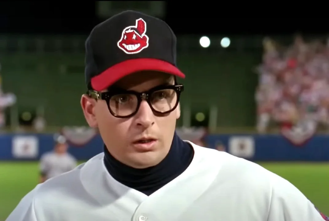 Charlie Sheen / Ricky Wild Thing Vaughn — Charlie Sheen Signed "Major League " 18" x 22" Framed Photo Display "Wild Thing", image 4