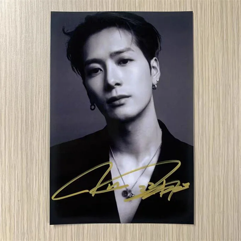 New Jackson Wang 王嘉尔 Autographed Signed Photo Collection, image 2