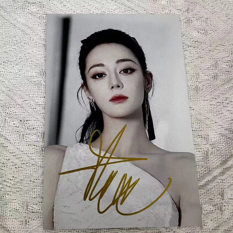 Dilraba Dilmurat 迪丽热巴 Autographed Signed Photo Autographs Collection, image 2