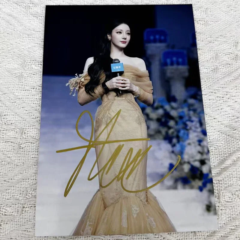 Dilraba Dilmurat 迪丽热巴 Autographed Signed Photo Autographs Collection, image 4