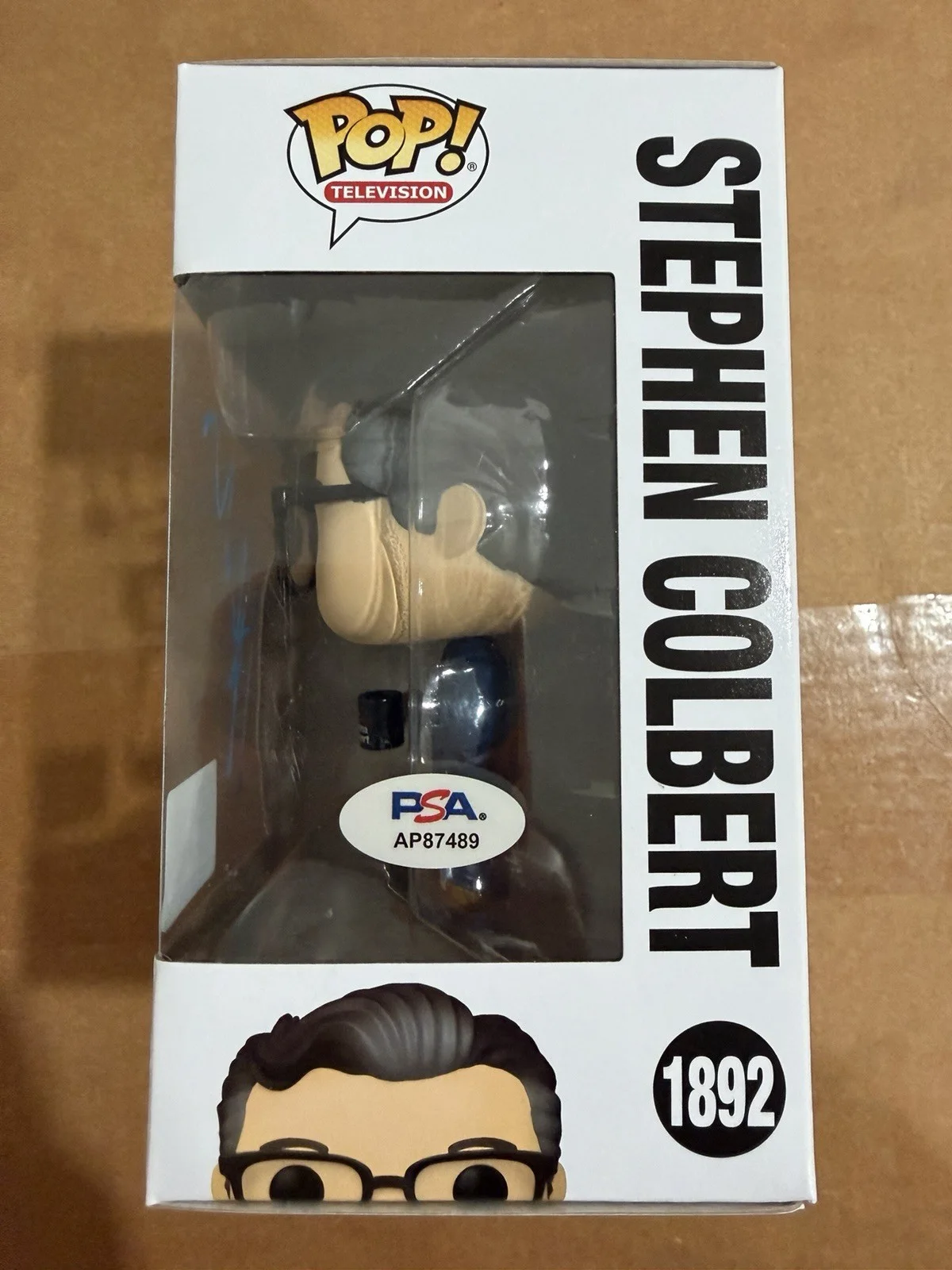 Stephen Colbert Signed Funko The Late Show #1892 Pop Autograph PSA DNA COA, изображение 2
