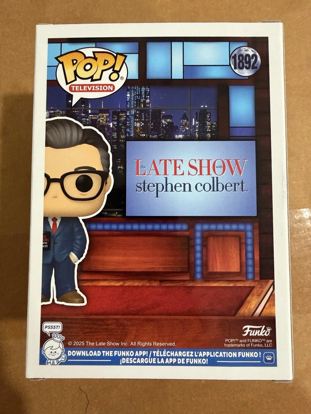 Stephen Colbert Signed Funko The Late Show #1892 Pop Autograph PSA DNA COA, изображение 3