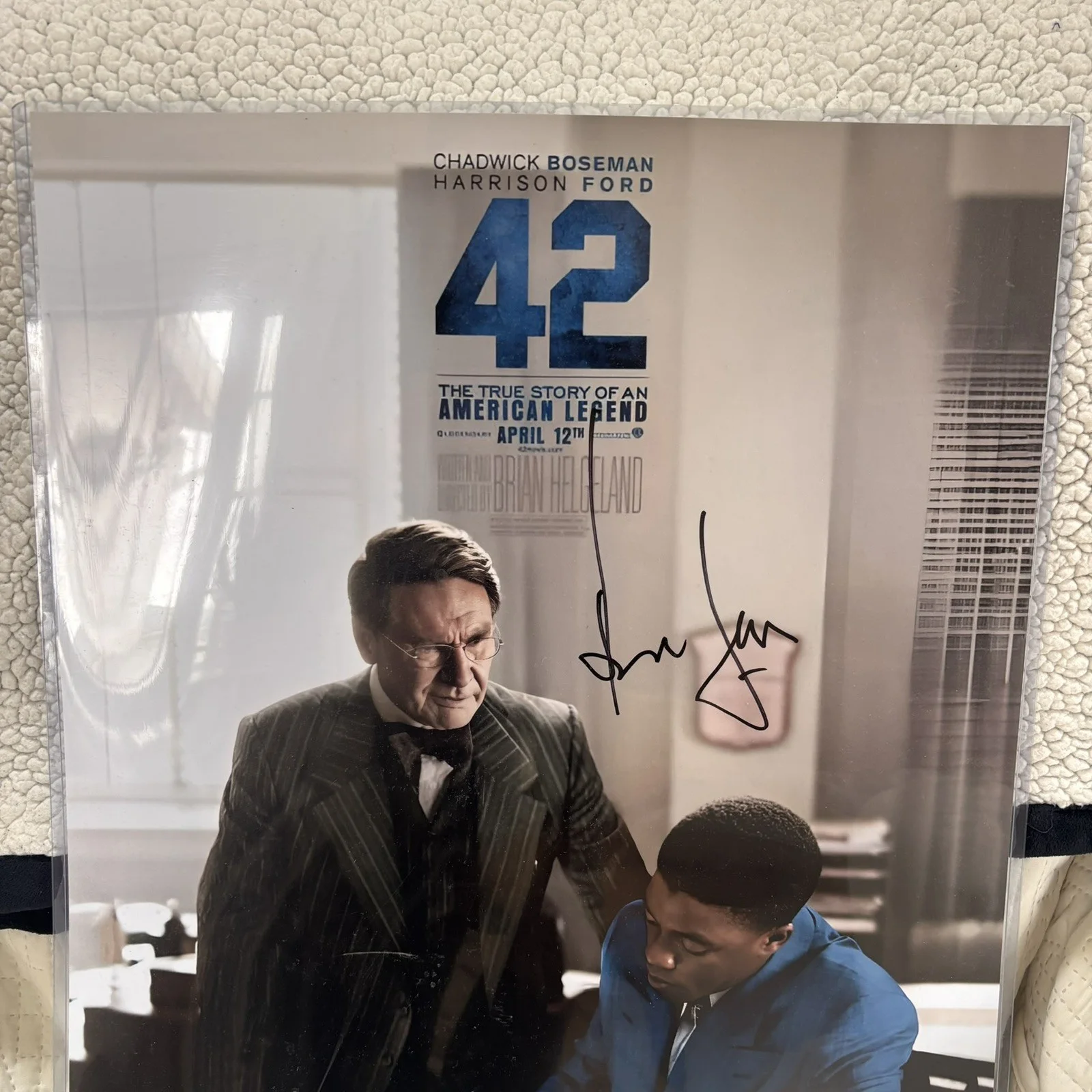 Harrison Ford — Harrison Ford Signed 16x20 Photo | 42 Movie | Brooklyn Dodgers, image 2