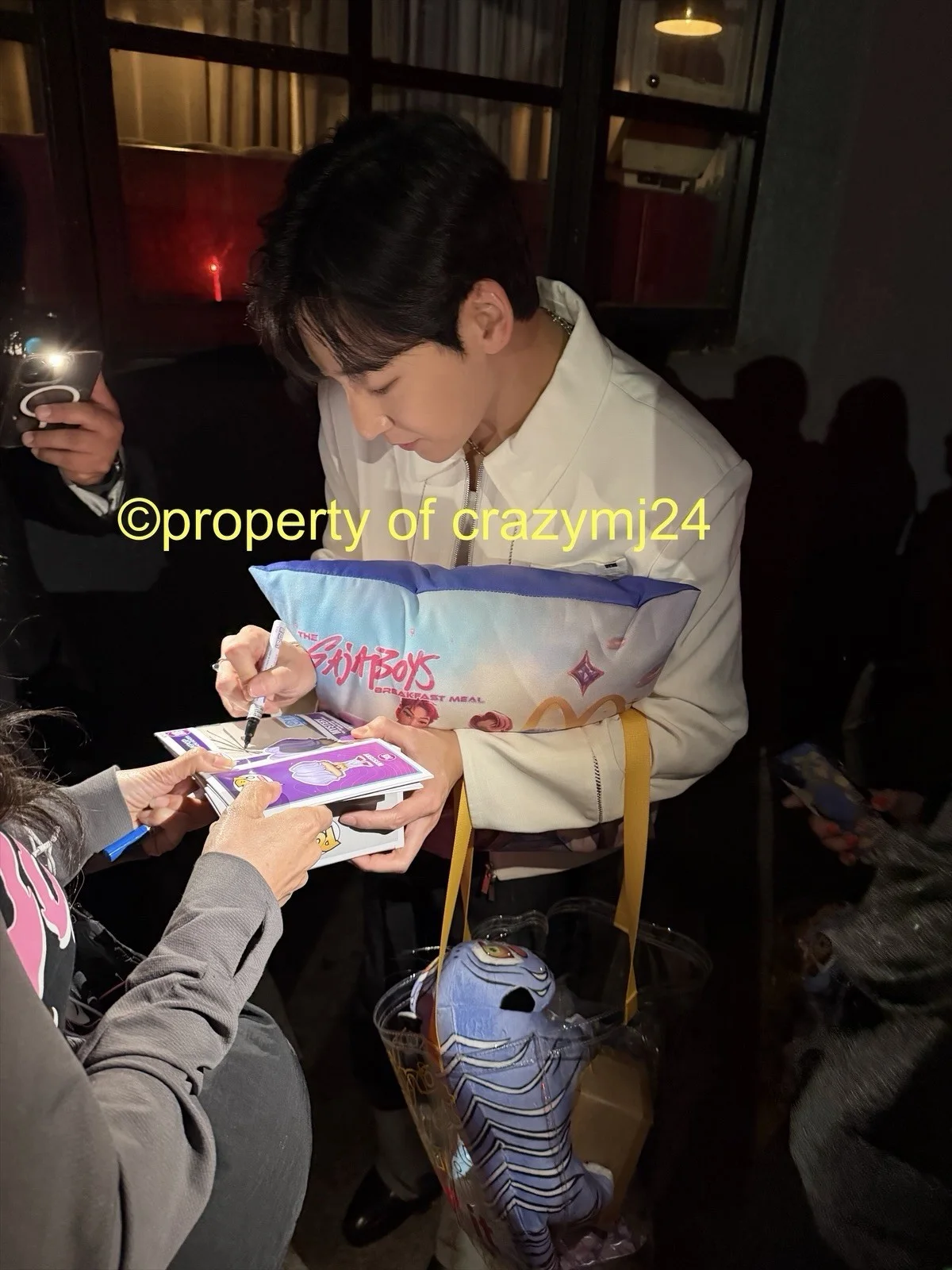 Kevin Woo Signed Kpop Demon Hunters Mystery Saja Boys Funko Autograph Proof SWAU, изображение 2