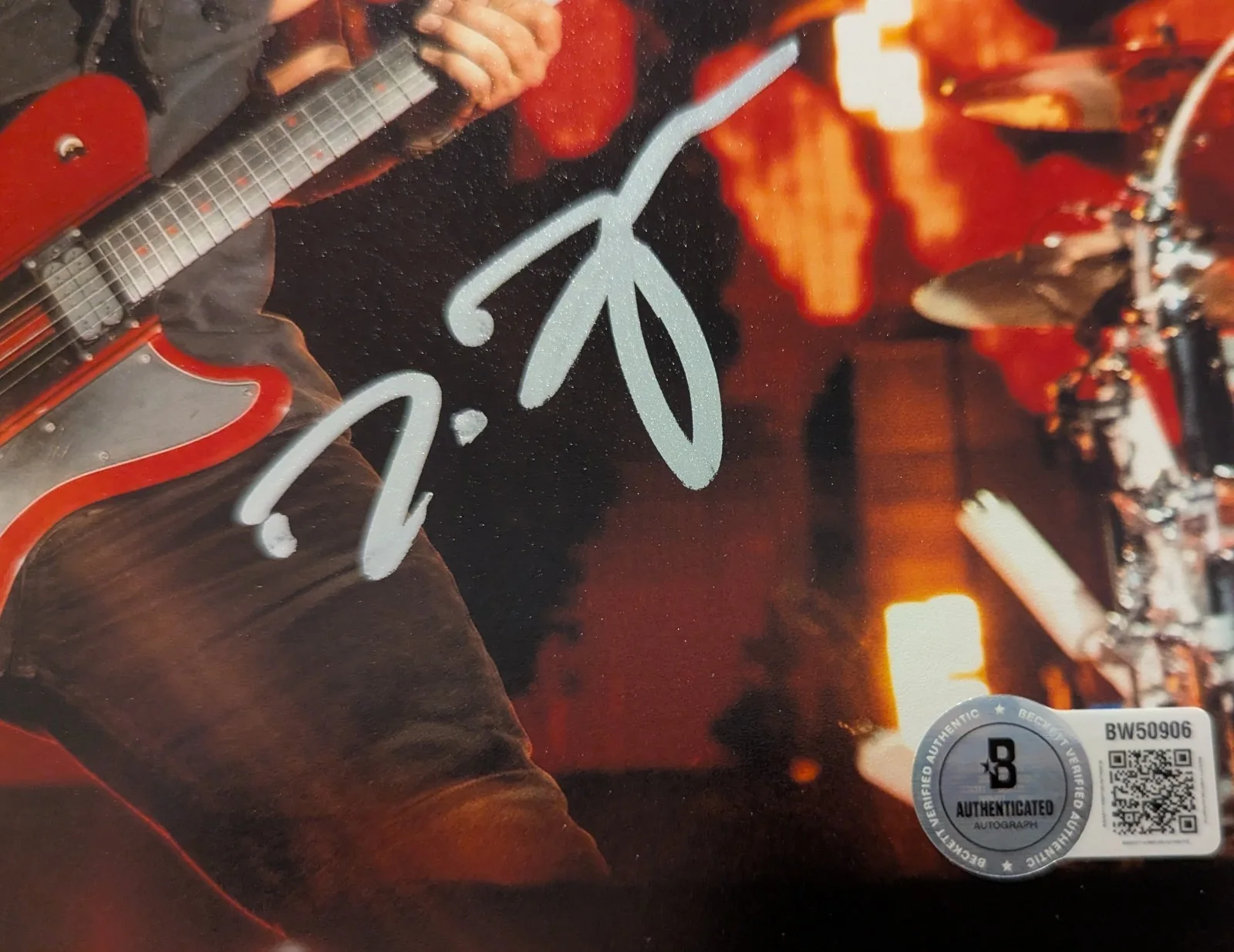 DAN DONEGAN SIGNED AUTOGRAPHED 8x10 PHOTO LEAD GUITARIST DISTURBED BECKETT COA, image 2
