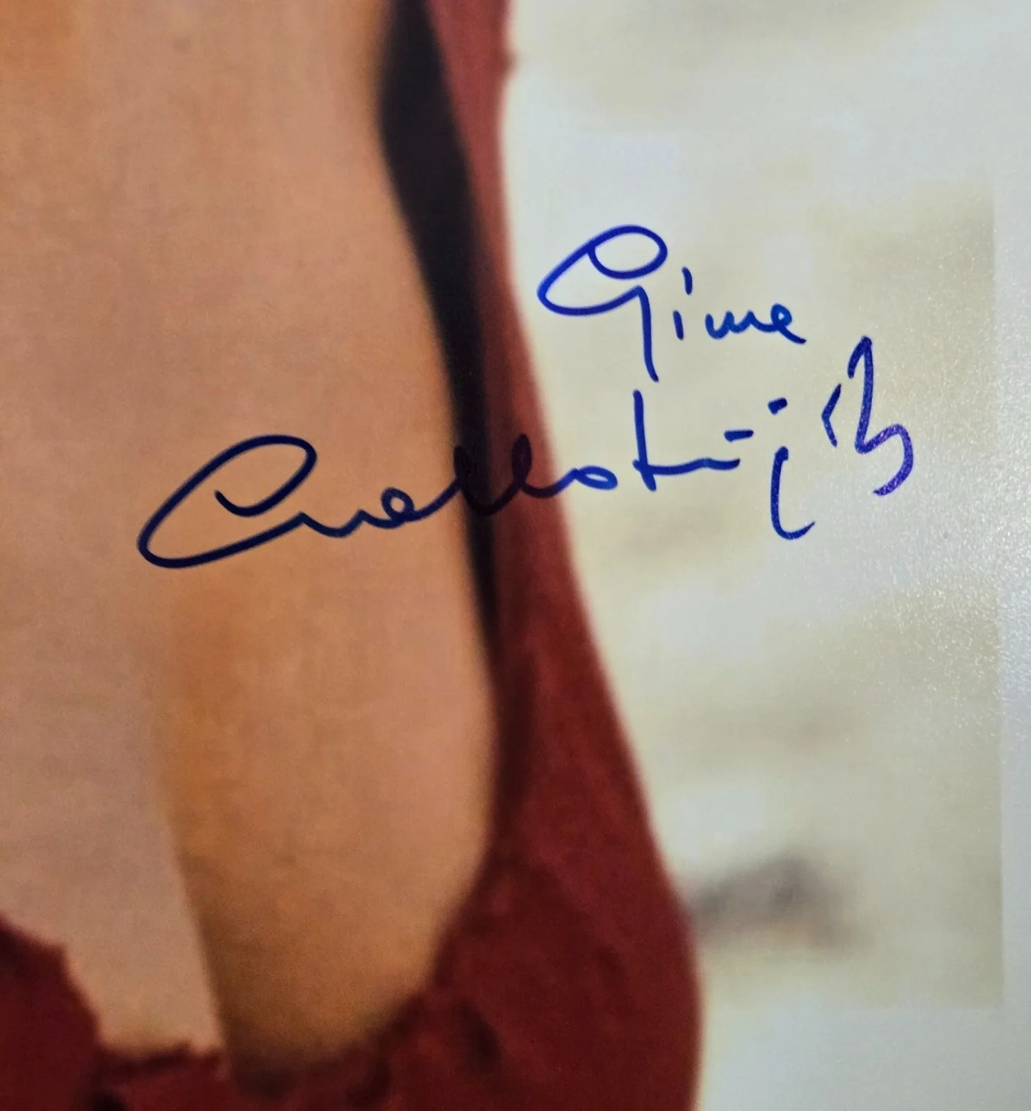 Gina Lollobrigida — Gina Lollobrigida Original Signed 11X14 Photograph, изображение 2