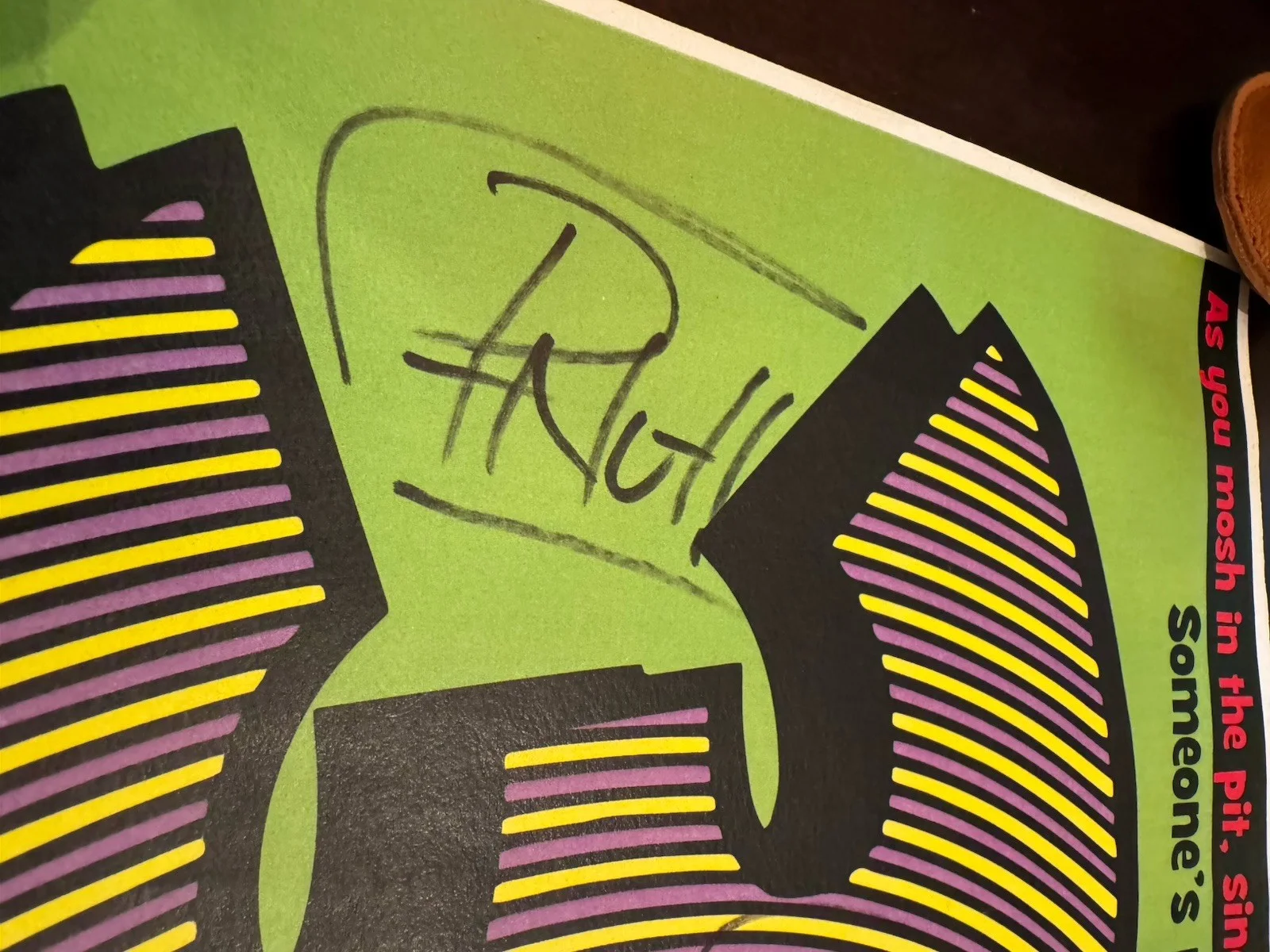Signed Autographed 311 10/31/2000 Atlanta Poster Halloween Concert VERY Rare, изображение 3