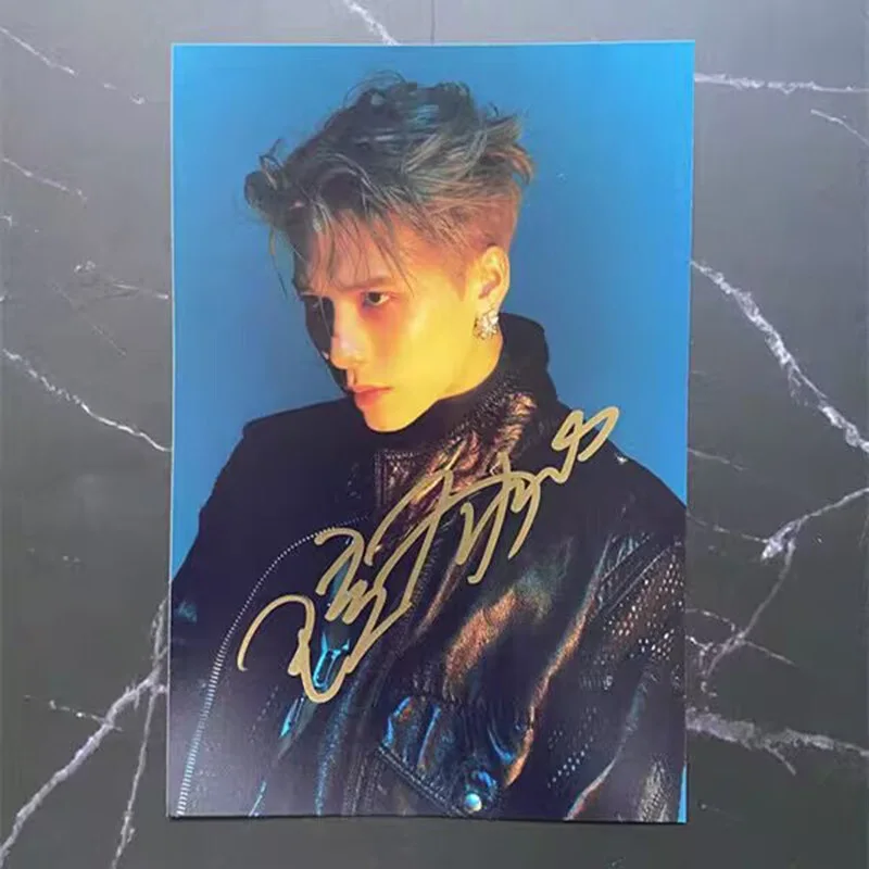 Jackson Wang 王嘉尔 Autographed Signed Photos Collection Photos Card, изображение 2