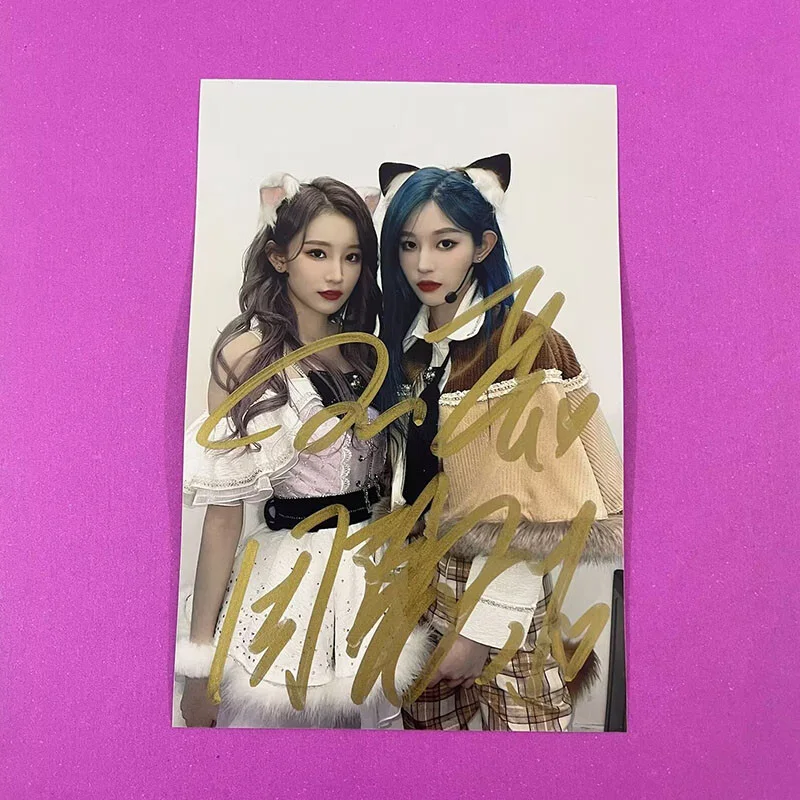 SNH48 Wang Yi And Zhou Shiyu Autograph Photos Collection SNH48 王奕周诗雨签名照, изображение 3