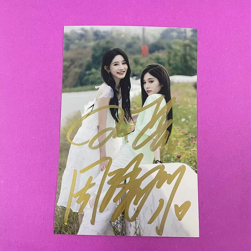 SNH48 Wang Yi And Zhou Shiyu Autograph Photos Collection SNH48 王奕周诗雨签名照, изображение 4
