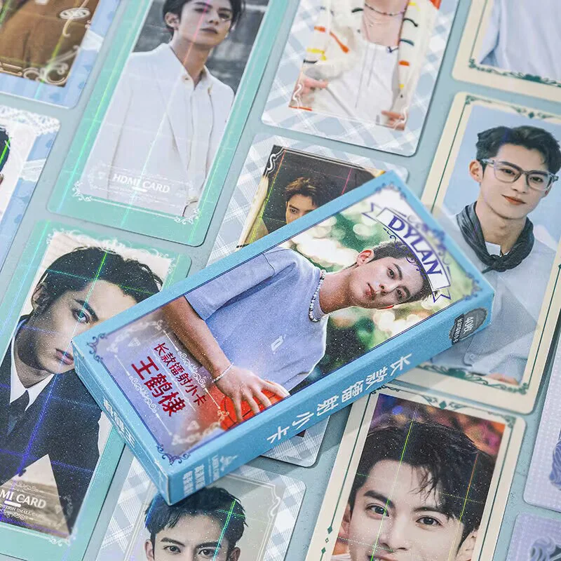 Dylan Wang Hedi 王鹤棣 40pcs Photo Cards Bookmarks, image 2